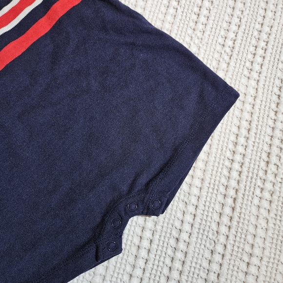 Golf Romper NEW Nursery Rhymes Size 18 months Dark Blue Romper Golf Embroidery - Picture 7 of 9